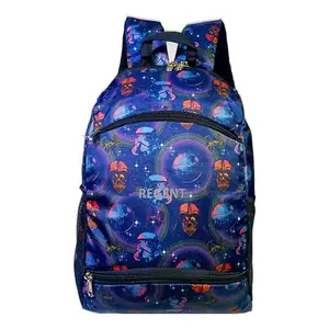 REGENT 100% natural Polyster School Bag for Boys and Girls|Digital Printed Trendy College Bag|Lightweight laptop compatible Bag