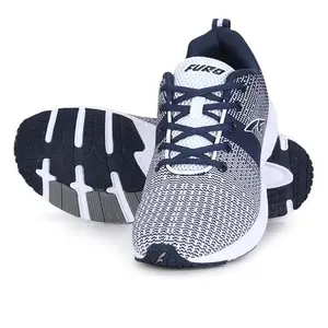 FURO Low Ankle Light Weight Running Shoes for Men - R1013 White