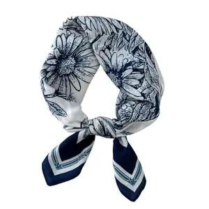 Printed Women Scarf | Scarf For Women Square | 65 * 65cm Red