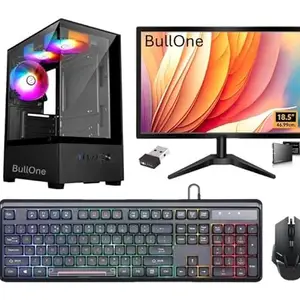 RGB-X All-in-One Desktop Computer Set, i3 4th, 16GB RAM, 128GB SSD, 1TB HDD, 19inch HD LED Monitor, Ultra HD Graphics, Sound Bar, WiFi, Win 10 (16-128-1TB)