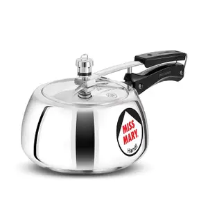 Hawkins Miss Mary Aluminium Inner Lid Handi Pressure Cooker, 3 Litre, (MMH30)