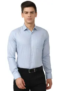 Visit the Van Heusen Store Van Heusen Men Cotton Solid Slim Fit Formal Shirt