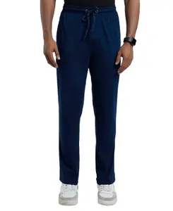 Visit the Jockey Store Jockey 9500 Men's Super Combed Cotton Rich Regular Fit Mid Rise Trackpants with Side Pockets