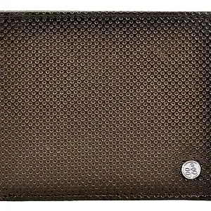 eske Paris Jim Bi-Fold Leather Men's Wallet with 8 Card Slots, Stylish Mens Leather Wallet (Dark Brown)