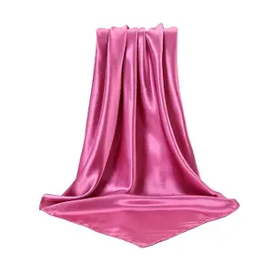CALANDIS™ Square Scarf Trendy Soft Durable Wrap Headscarf for Girls Office Anniversary Pink | Womens Accessories