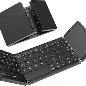CPEX Foldable tooth Keyboard, Tri- Foldable Portable Wireless Keyboard