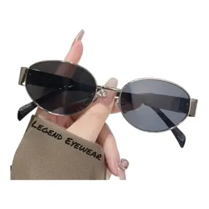 Visit the Legend Eyewear Store Retro Oval Sunglasses for Women Men Trendy Sun Glasses Classic Shade UV400 Protection