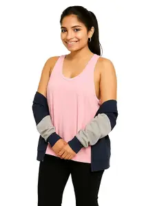THE BLAZZE Everyday Sports Tank for Women - Non-Padded, Wire-Free Cotton Blend 1005 NB50 Parent