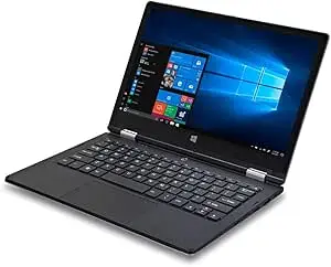 Ordinateur tablette HD convertible iOTA 360 11.6 pouces (argent) - (Processeur quad-core Intel Atom Z8350 (fréquence 1.92GHz), 2 GO de RAM, 32GO eMMC, Windows 10, avec clavier français AZERTY)