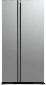 Hitachi 659L Gross Side by Side 2 Door Refrigerator RS700PUK0GBS, No Frost Fridge Freezer, Inverter Control With Dual Fan Cooling, Quick Freezing, LED Control Panel, Easy Twist Ice Maker
