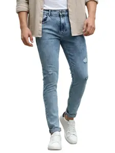 Visit the Urbano Fashion Store Urbano Fashion Men's Stretch Fit Mid Rise Jeans