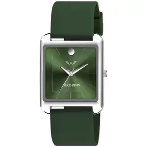 Visit the LOUIS DEVIN Store LOUIS DEVIN Silicone Strap Analog Wrist Watch for Men (Black/Blue/Brown/Green) - LD-G057SLC