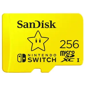 SanDisk 256GB MicroSDXC UHS-I Memory Card for Nintendo Switch - SDSQXAO-256G-GNCZN
