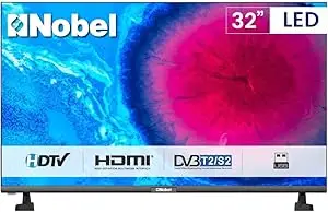 NOBEL LED - FLAT FRAME LESS 32 inch HD DVBT2