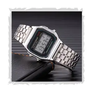Brand: Acnos Acnos® Premium Brand Digital 4 Colours Square Dial Unisex Wrist Watch for Men Women Pack of 1 (WR)