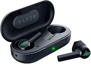 Razer Hammerhead True Wireless tooth Earbuds - Low latency connection, Water Resistant IPX4 design, Custom-tuned 13mm drivers
