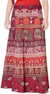 Craft International wrapround Skirt (Maroon)