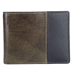 Leather Junction RFID Blocking Green Men's Wallet Genuine Leather (27131600)