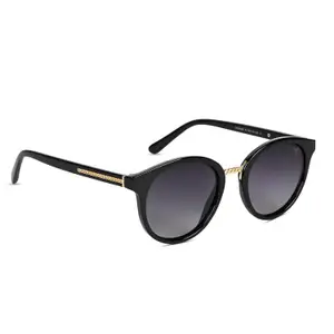 Visit the Voyage Store Voyage UV Protected, Polarized & Gradiant Purple & Clear Round Sunglasses for Women