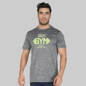 Vector X OMT-114 Men's Round Neck T-Shirt (Dark, Grey)