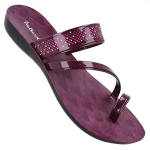 WALKAROO WL7500 Womens Fashion Sandals For Casual Wear and Regular use - DarkGrape