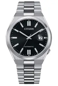Visit the Citizen Store Citizen Men Automatic Black Dial Stainless Steel Analog TSUYOSA Watch - NJ0150-81E