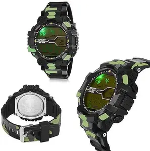 McLarenquartz Digital Army Green Chronograph Sports Watch Digital Watch - for Men ()_BZ_ML-GRN-DG-AR