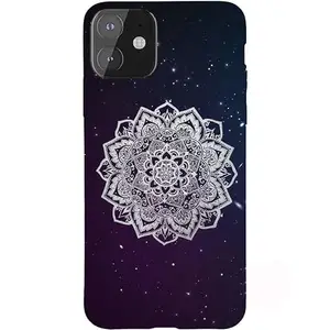 Beautiful Mandala Black Art Printed Designer Hard Phone Case Back Cover for Oppo A52 / Oppo A72 / Oppo A92