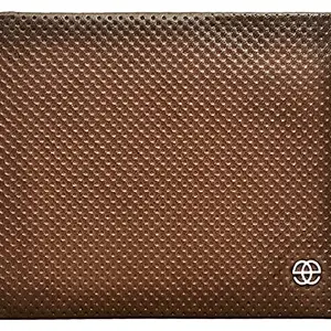 eske Vincent Genuine Leather Mens Bifold Wallet - Textured Pattern - 5 Card Holders