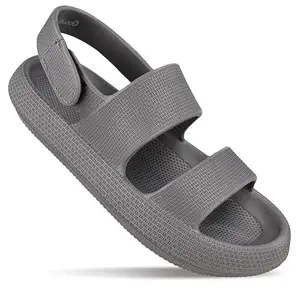 WALKAROO WC4828 Mens Casual and Regular Wear Fashion Sandals - Grey