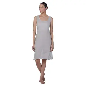 Women's Cotton Long Camisole Sameej - Knee-Length