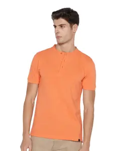 Brand: Amazon Brand - Symbol Amazon Brand - Symbol Men's Cotton Rich Polo T Shirt | Mandarin Collar Tshirts | Half Sleeves | Plain - Regular Fit (Available in Plus Sizes)