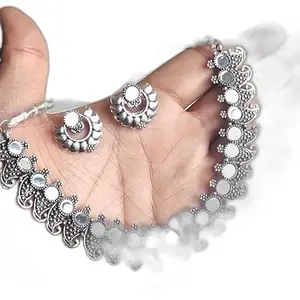 Jewellery Set for Women Necklace Set with Earrings (USHA CREATION JJewellery_469)