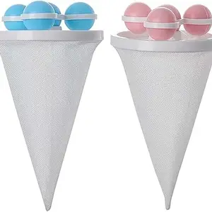 PDKREIN Laundry Ball Floating Pet Fur Lint Hair Catcher Household Reusable Washing Machine Floating Lint Mesh Bag Hair Filter Net Pouch Washing Lint Hair Remover Net,Mesh Bag Dryer