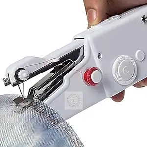 StonSell Wireless Handheld Sewing Machines, Electric Sewing Machines, Portable Sewing Machine for Various Fabrics, Tool Kit for Clothing Repair and Sewing Crafts, Battery Not Included