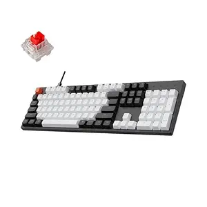 Keychron C2 Full Size 104 Keys Wired Mechanical Gaming Keyboard for Mac Layout