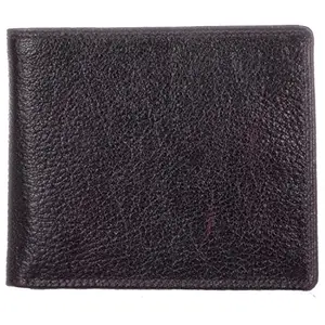 BLU WHALE Stylish Genuine Leather Brown Men's Wallet