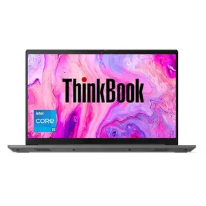 Lenovo ThinkBook 15 Intel 12th Gen Core i5 15.6" (39.62cm) FHD 250 Nits Antiglare Thin and Light (8GB/512GB SSD/Windows 11 Home/Backlit/Mineral Grey/1Y Premier Support/1.7 Kg), 21DJ00EXIH