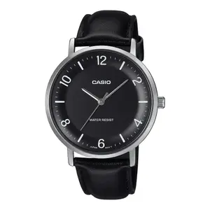 Visit the Casio Store Casio Enticer Men MTP-VT03L-1BDF Analog Black Dial Men (A2408)