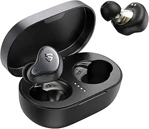 SoundPEATS Wireless Earbuds tooth 5.2, AptX Adaptive Deep Bass Ear Buds