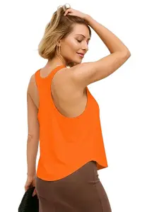 THE BLAZZE Everyday Cotton Tank Top for Women - Relaxed Fit, Scoop Neck Cami 1005 NB29 Parent