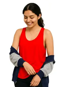 JOVO Casual Fashion Tank Top for Women - Soft Cotton, Regular Fit Sleeveless Shirt 1005 VJ32 Parent