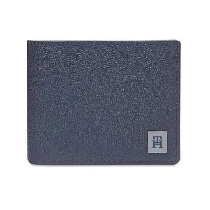 Tommy Hilfiger Men Perthshire RFID Protection Leather Global Coin Wallet - Navy