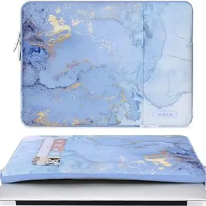 MOCA Laptop Sleeve Bag Compatible with Old MacBook Air 13.3 /Pro 13.3 inch/MacBook Pro 14 inch M1 M2 M3 Sleeve (Blue Marble)