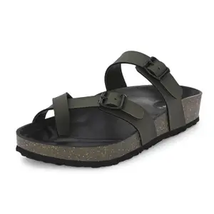 Visit the Centrino Store Centrino Sandals for Men | Berkin-Style Slip-On Casual Sandal with Open Toe Design | Comfortable PU Footbed, Arch Support & Lightweight On-Grip Sole for Outdoor Wear (7312)