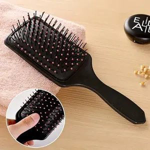 BRO FLAME Hair Brush for Women & Men | Brush for Hair Large Hairbrush for Women (Sasta_Paddle_comb_Black)