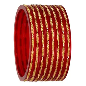 Barrfy Collection's Latest Designer Traditional Gold Plated Designer Bangles Jewellery For Women(Pack Of 4)-2.4