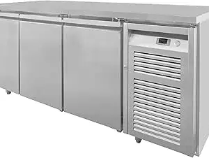 Sofia Refrigeration Commercial Refrigerator Under Counter 3 Doors Freezer, 540 Litres Net Capacity
