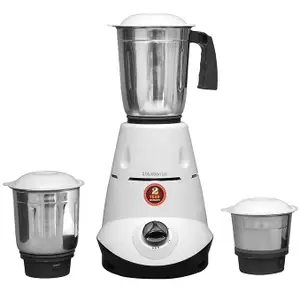 berry's KITCHMATE 550W Mixer Grinder with 3 Jars Stainless Steel Blades 2 Year Warranty (Royal)