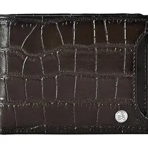eske Nello Genuine Leather Mens Bifold Wallet - 8 Card Holders